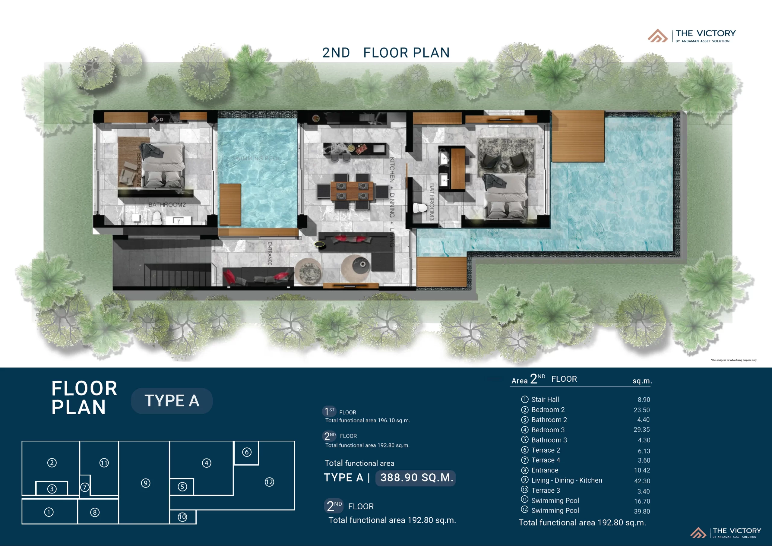 The Victory-Type A-Second-Floor-Plan